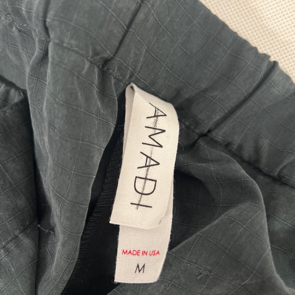 new Loose trouser Anthropologie Amadi Black Walker Taper High Rise - Picture 5 of 9